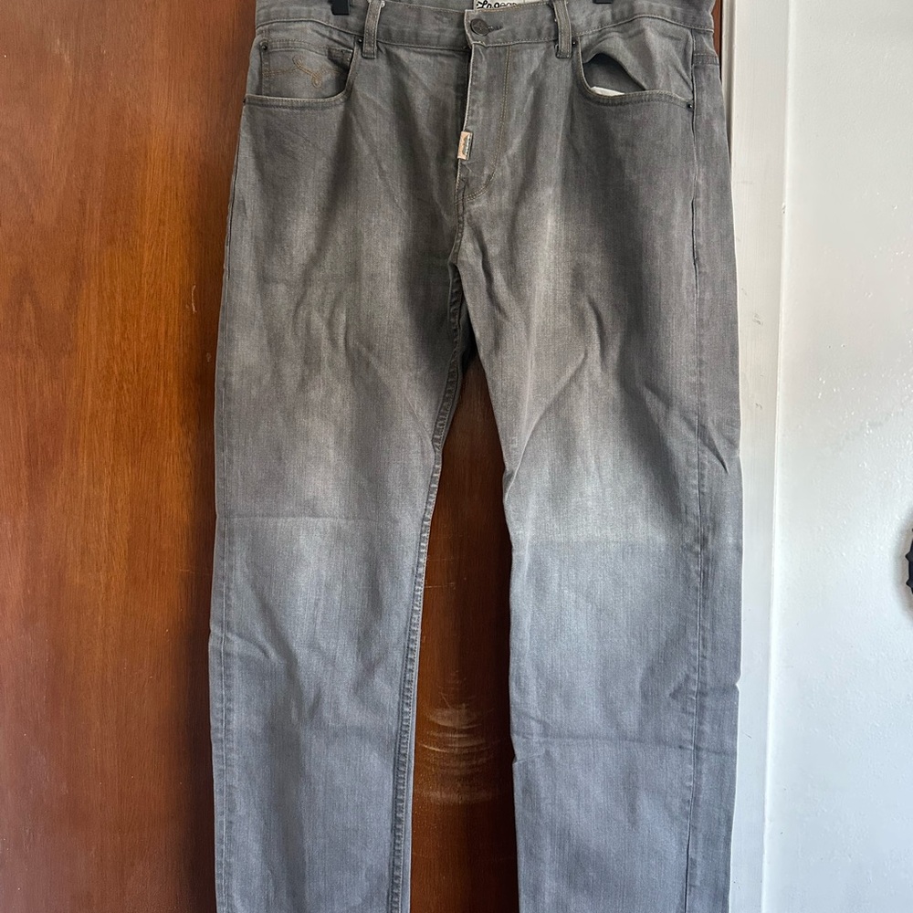 LRG kids denim Charcoal Straight Jeans 36 x 32”